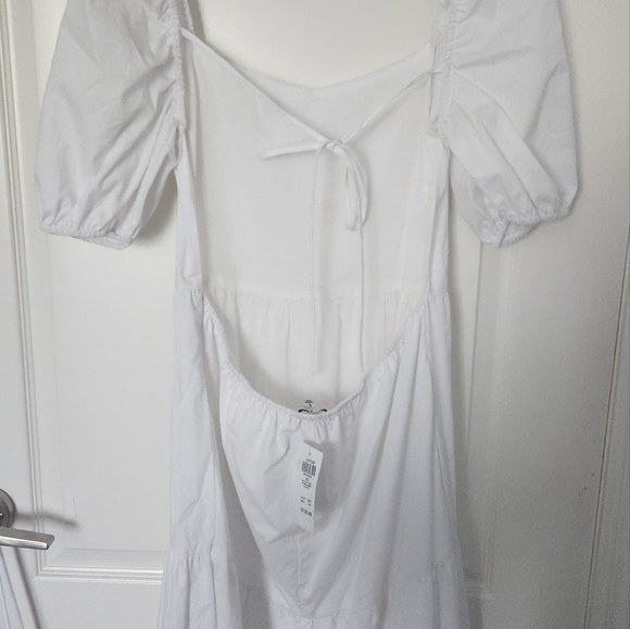 Honey Maxi Dress white sleeve L size - Picture 4 of 6